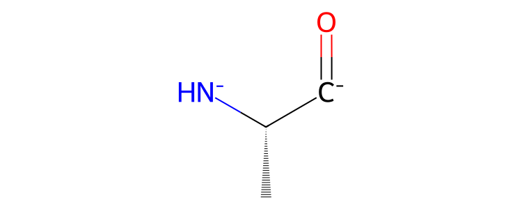 Chemical structure of the second residue of aladip