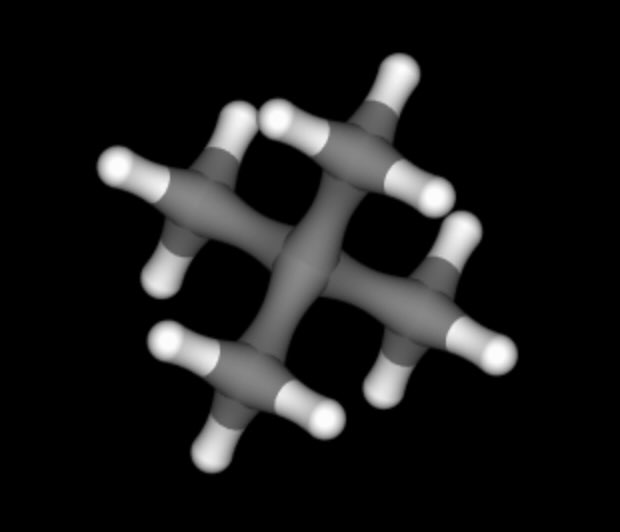 A picture of neopentane