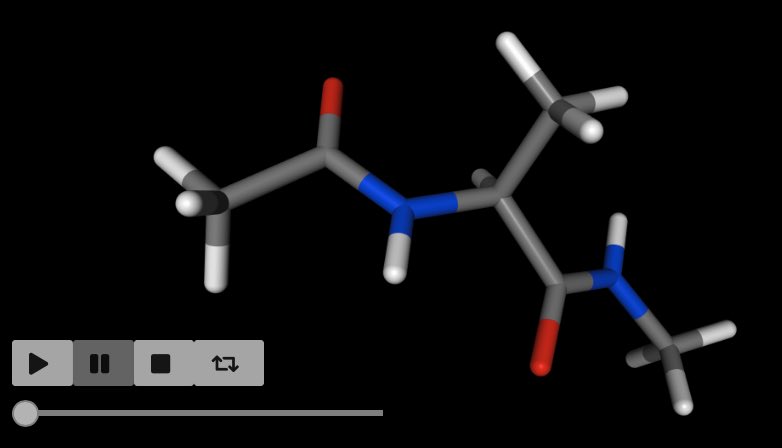 Still from a movie of the aladip molecule being rotated.