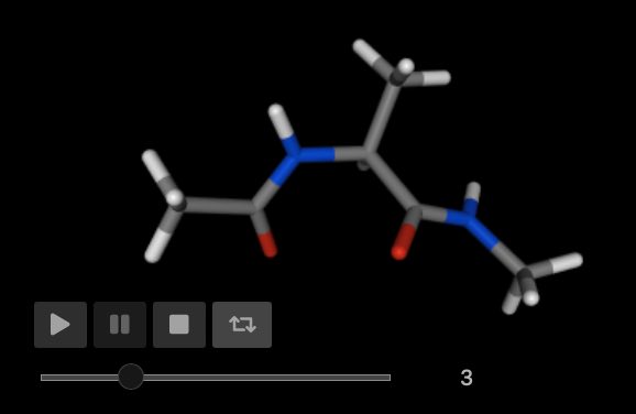 Still from a movie of the aladip molecule being twisted