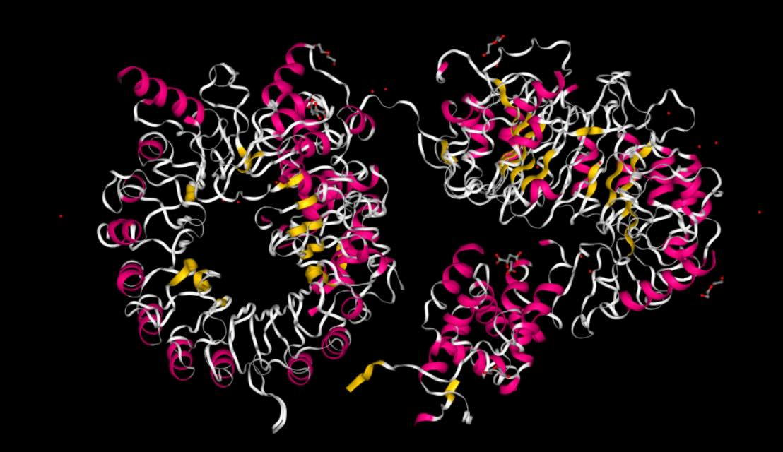 Picture of 7SA1 viewed in NGLView