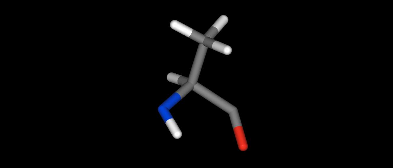 3D view of the second residue in aladip